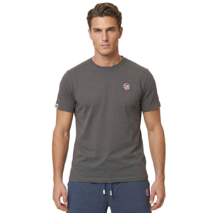 Camiseta de manga corta para hombre con lavado pastel