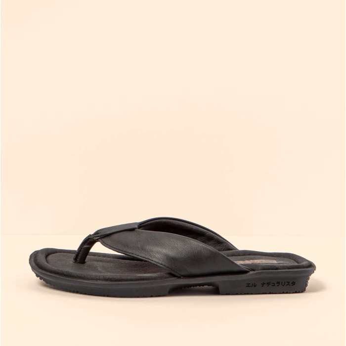 Sandalias N5931 WAX NAPPA BLACK / MAKISU color Black