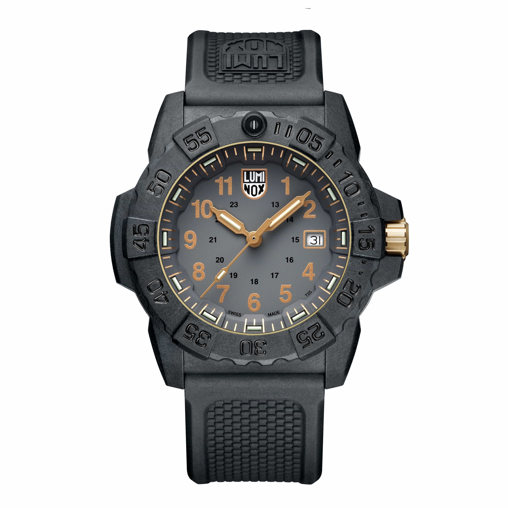 Reloj Luminox XS.3508.GOLD Hombre Analogico Cuarzo con Correa de Caucho