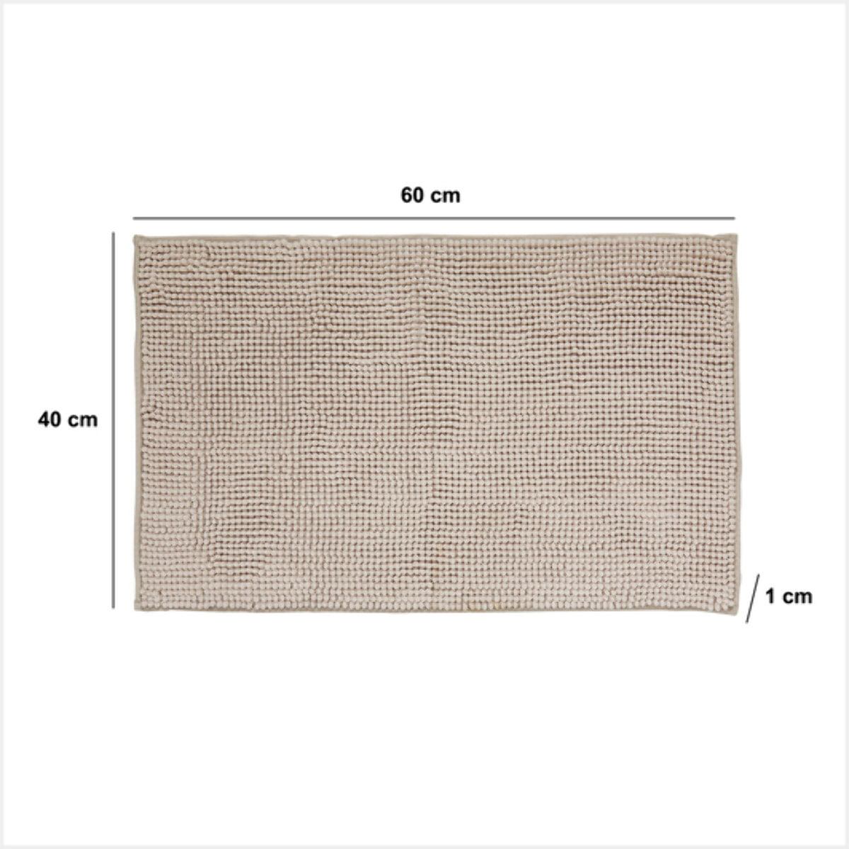 Tapis chenille 60x40cm
