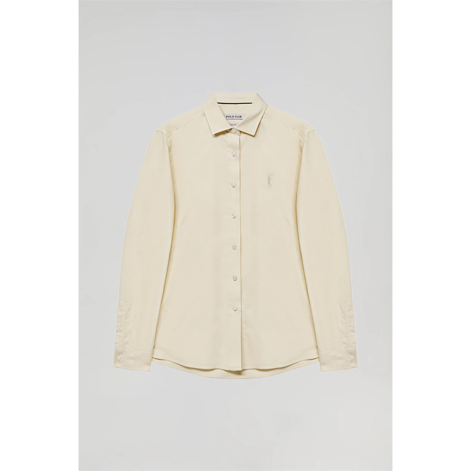 Camisa Oxford Regular fit amarillo con logo Rigby Go