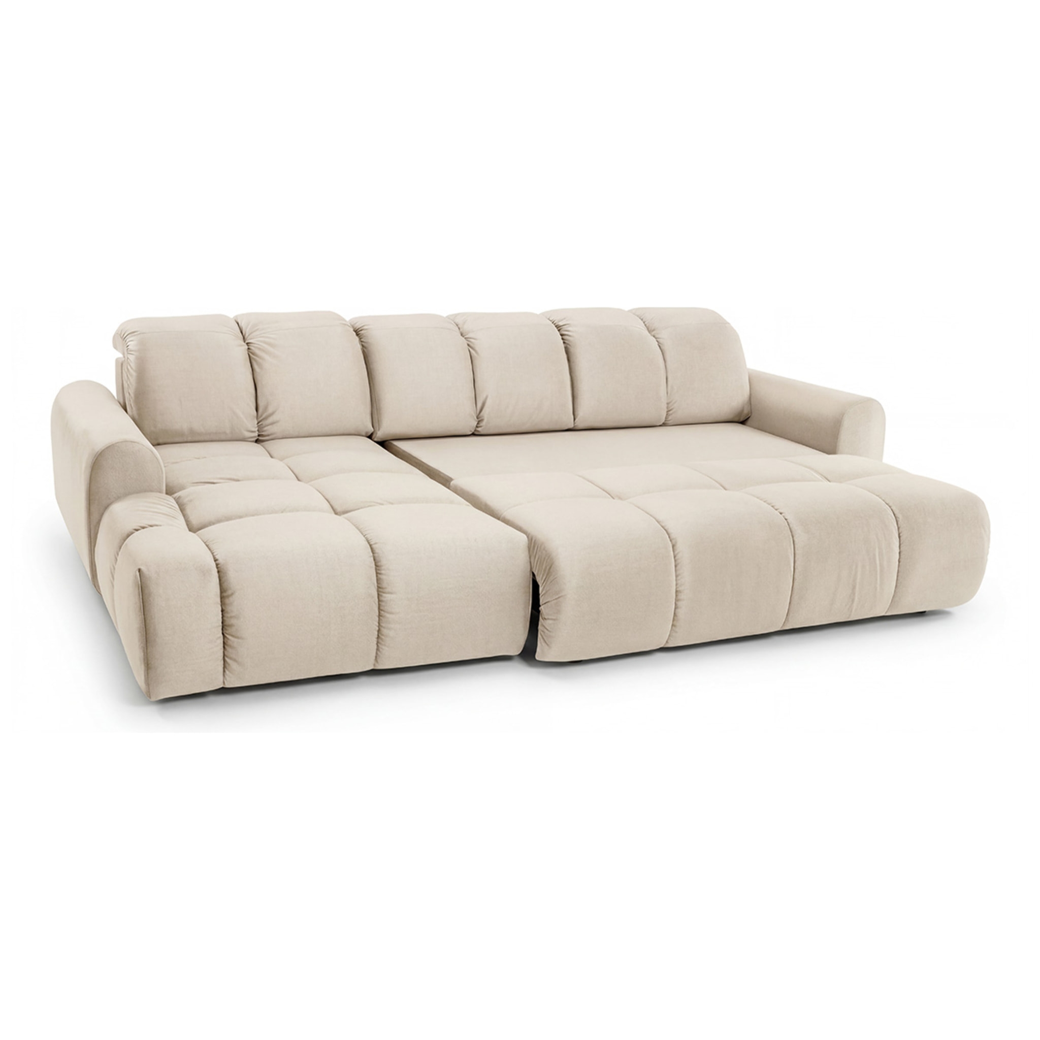 Canapé Tissu Convertible Angle droit Anacapri - 3 Places