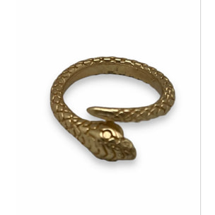 Anillo serpiente Indi en dorado T16