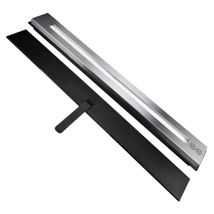 Bruciatore a bioetanolo per camino 1,7 L in acciaio inox 90x11xH5,3 cm