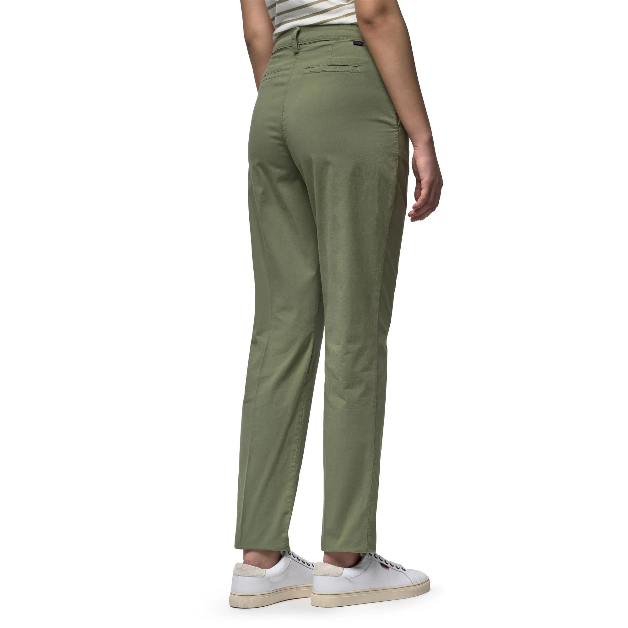 Kappa - Pantalones Mujer Verde - Noelia Light Poplin
