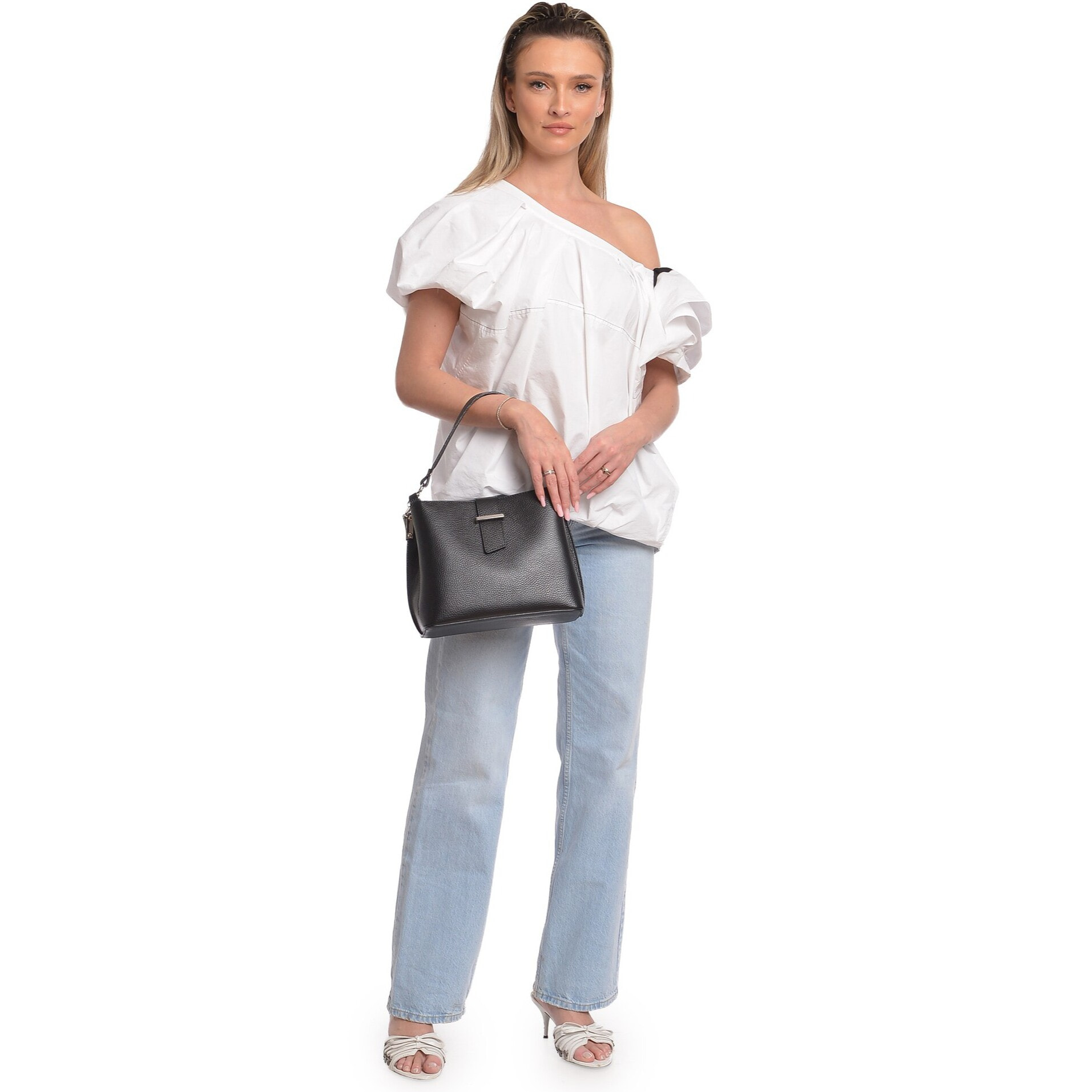 Borsa a mano Anna Luchini Nero