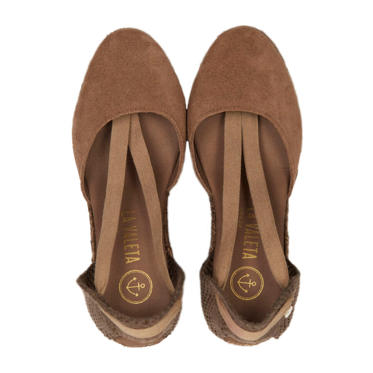 Sandalias de Cuña para Mujer - LA VALETA CHARLENE Taupe