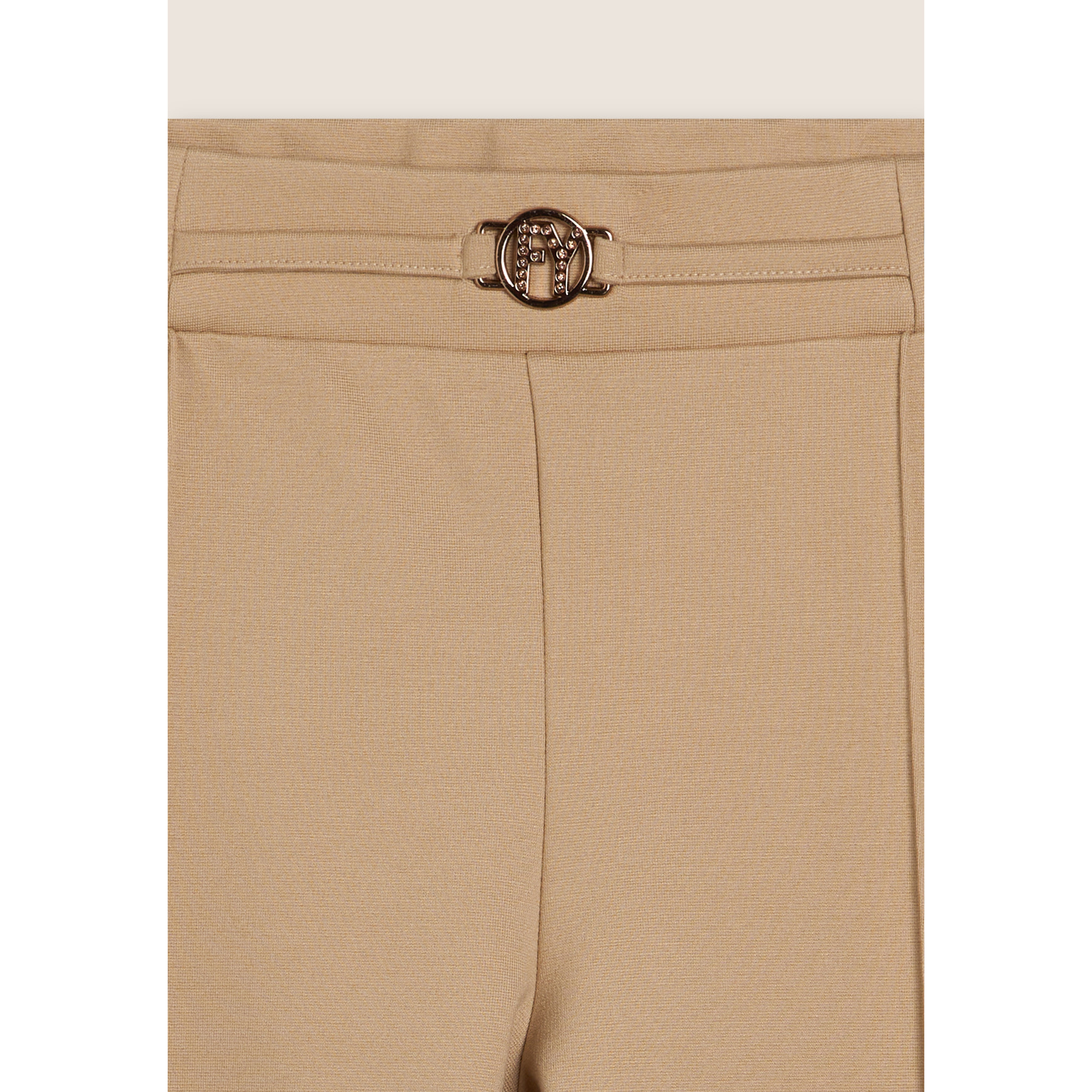 Pantaloni in viscosa con fondo asimmetrico