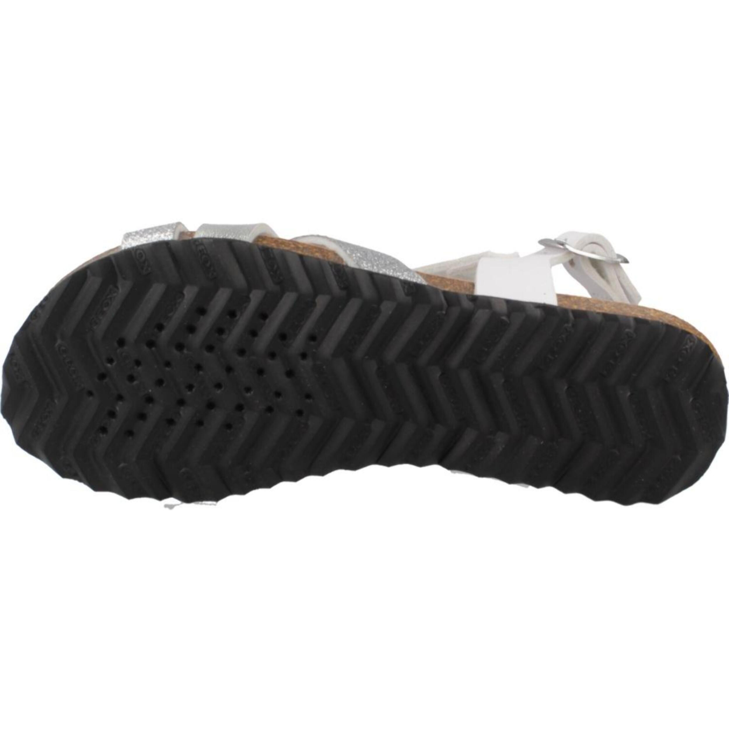 Sandalias Niña de la marca GEOX  modelo J SANDAL CHILENE GIR BLANCO