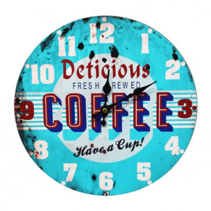 Horloge ronde american vintage - US COFFEE