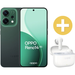 Smartphone OPPO Pack Reno 14 512Go Vert 5G+EncoBuds3 Pro
