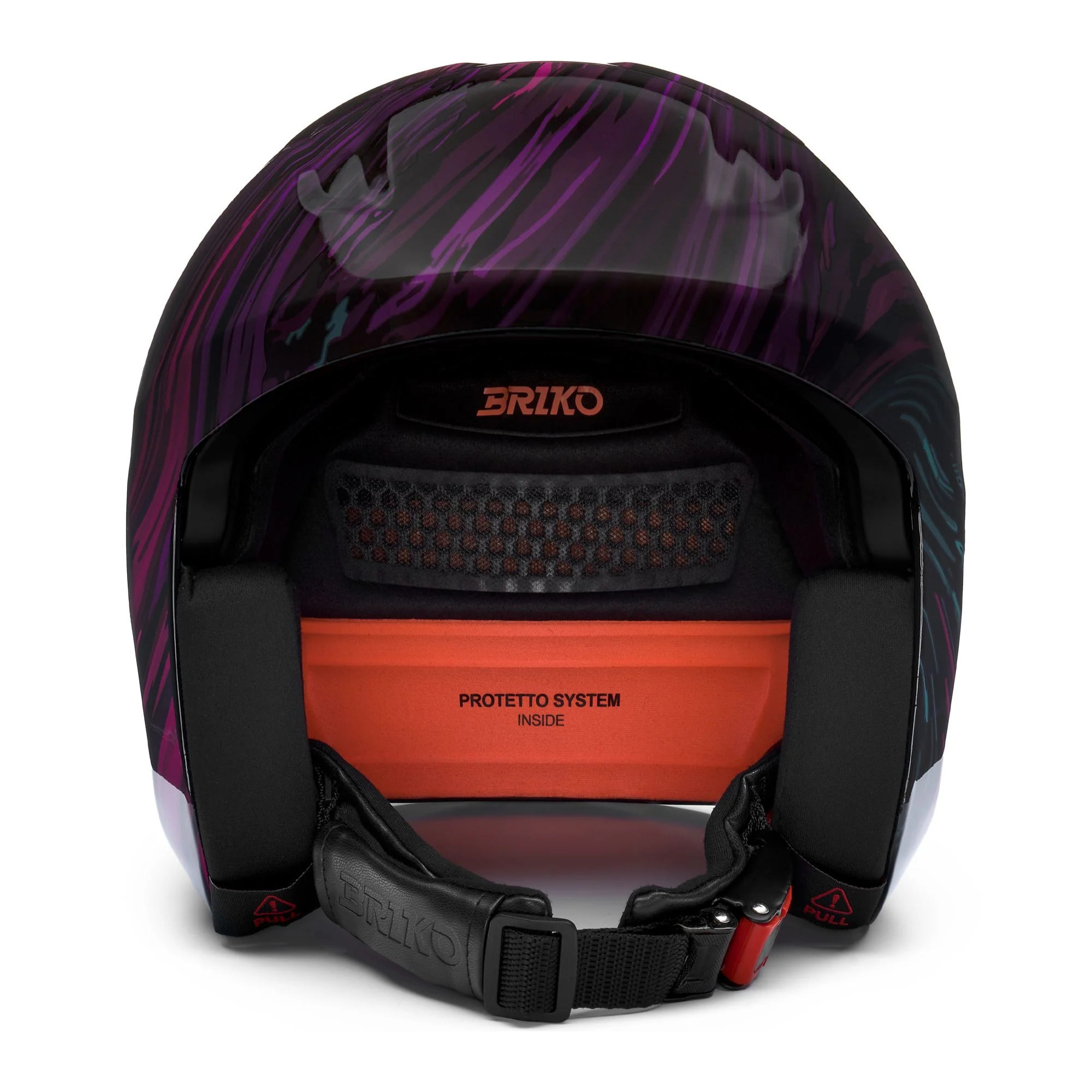 Caschi Briko Uomo Donna Viola Vulcano 2.0 Graphik