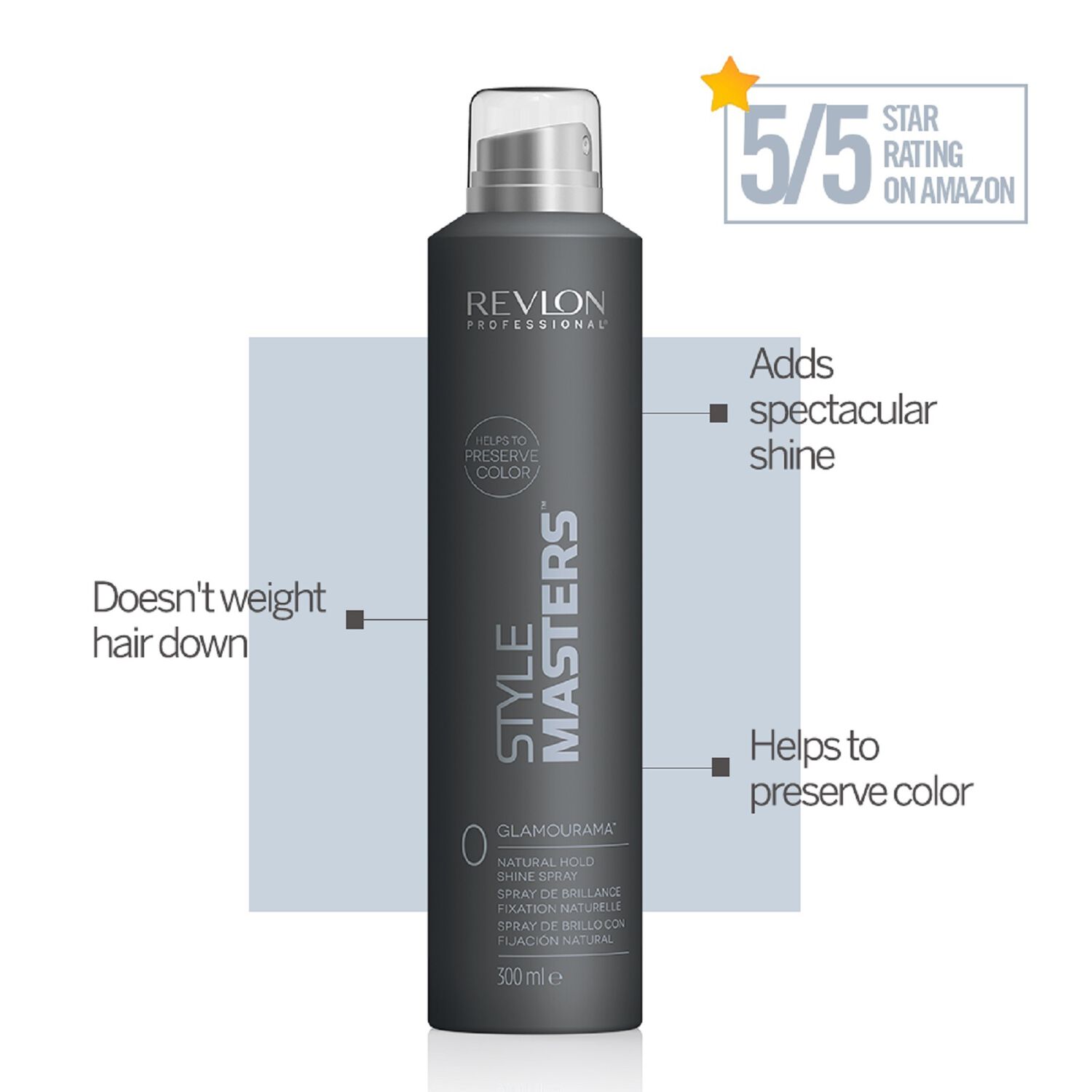 Style Masters Glamourama Shine - Spray Coiffant et Fixant 300 ml