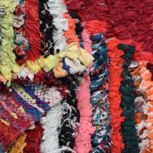 Authentique tapis Berbère Becharouite, entièrement noué main au Maroc