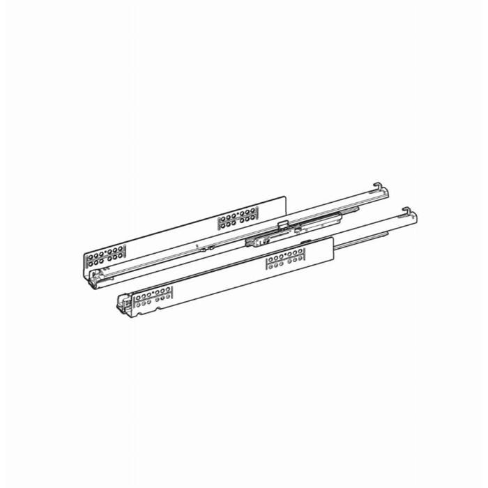 Coulisse Quadro You V6 L.500 30 kg HETTICH Silent System set - 9256892