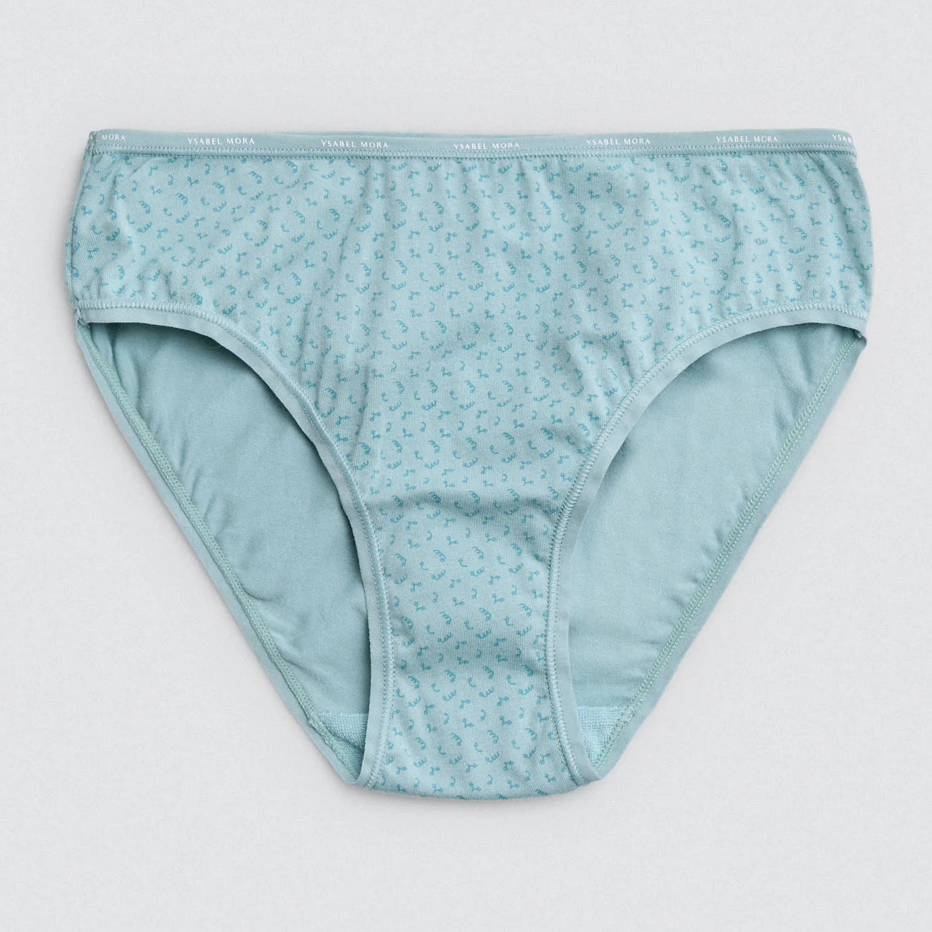 Confezione da 2 mutandine midi in morbido cotone stampato