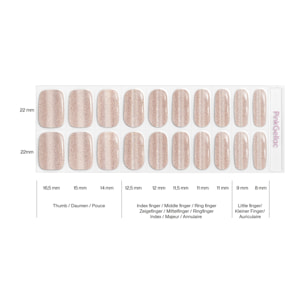Stickers gel - 0025 Cat Eye Champagne Gold