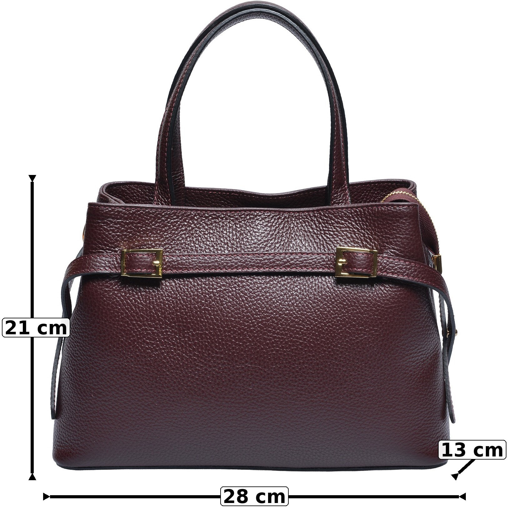 Tote Anna Luchini Bordeaux