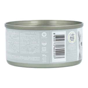 Kit Cat Lata Toppers - Atún & Anchoas 80 g Comida húmeda para gatos