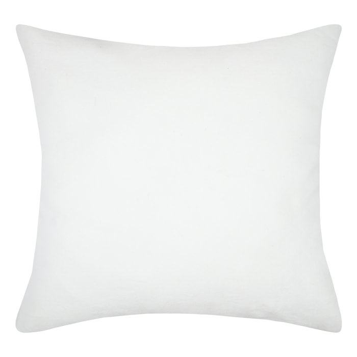 Housse de coussin imprimée motif zébré - Noir