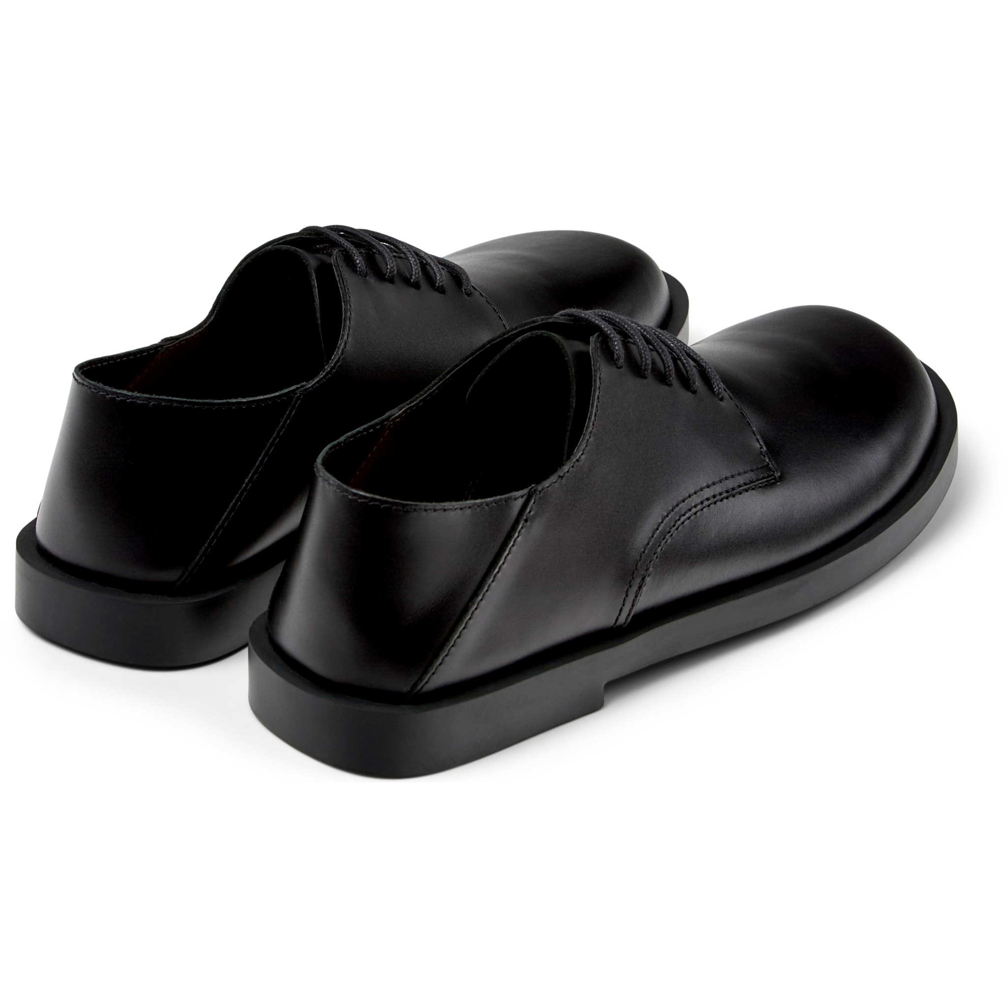 Zapatos de cordones - CAMPER Don - Negro - Cuero liso