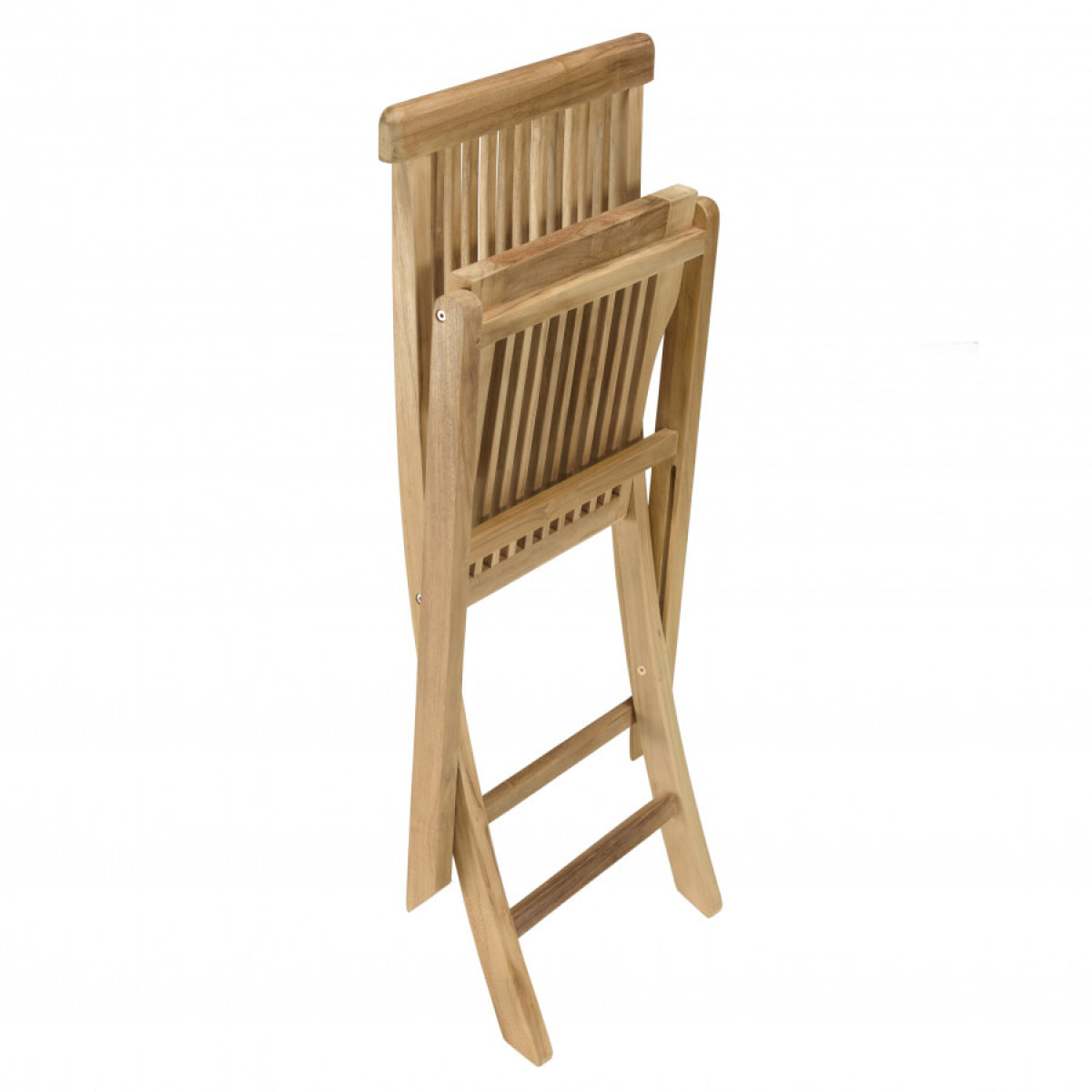 HARRIS - Ensemble de 2 chaises de jardin Java en bois Teck