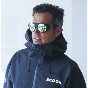 Gafas de sol OCEAN RODAS - montura negra mate / lentes Revo azules