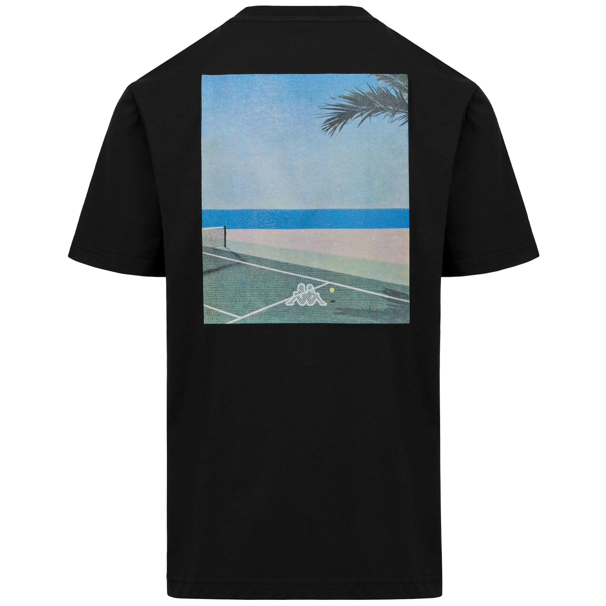 Kappa - T-Shirts & Top Uomo Nero - Logo Incono