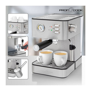 Machine à expresso Proficook PC-ES 1209