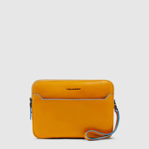 Piquadro Pochette porta iPad®mini con tracolla rimovibile e chiusura di sicurezza a impronta digitale