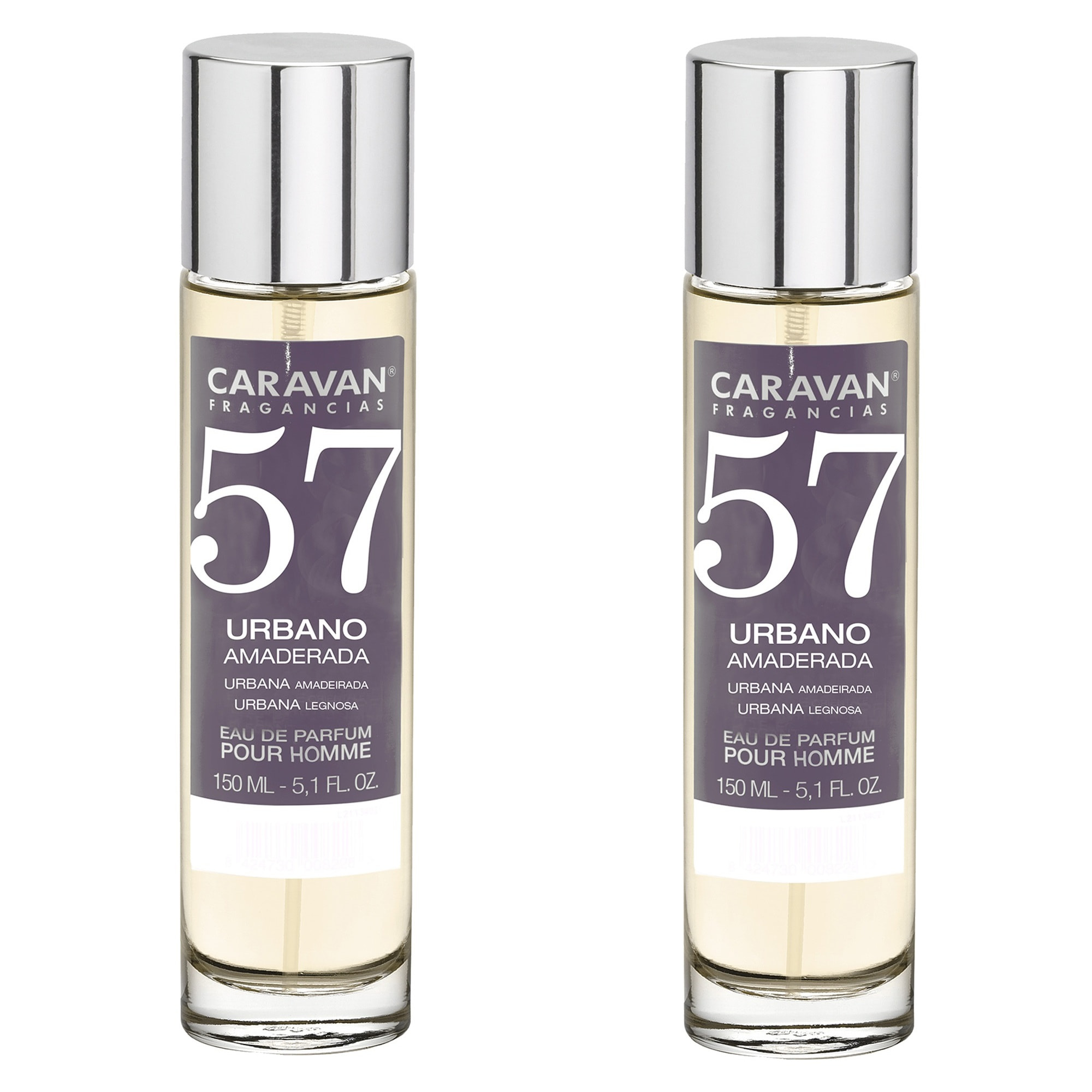 Caravan fragancias set de 2 frascos perfume de hombre nº57, de 150 ml