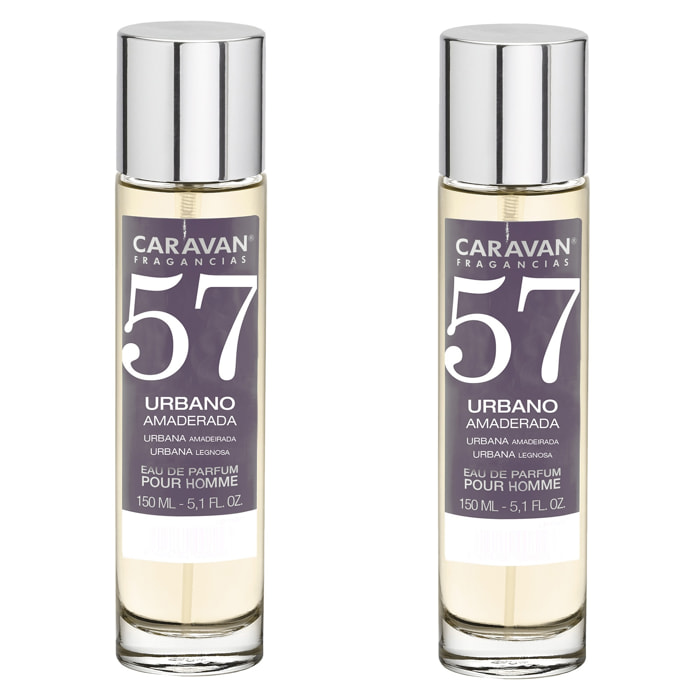 Caravan fragancias set de 2 frascos perfume de hombre nº57, de 150 ml