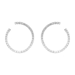 Pendientes acabado en Plata de Ley 925