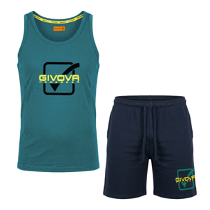 Completo Homewear Uomo Corto GIVOVA Cotone