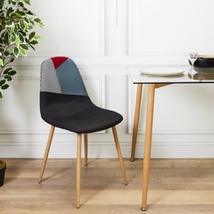 Lot De 2 Chaises First Patchwork