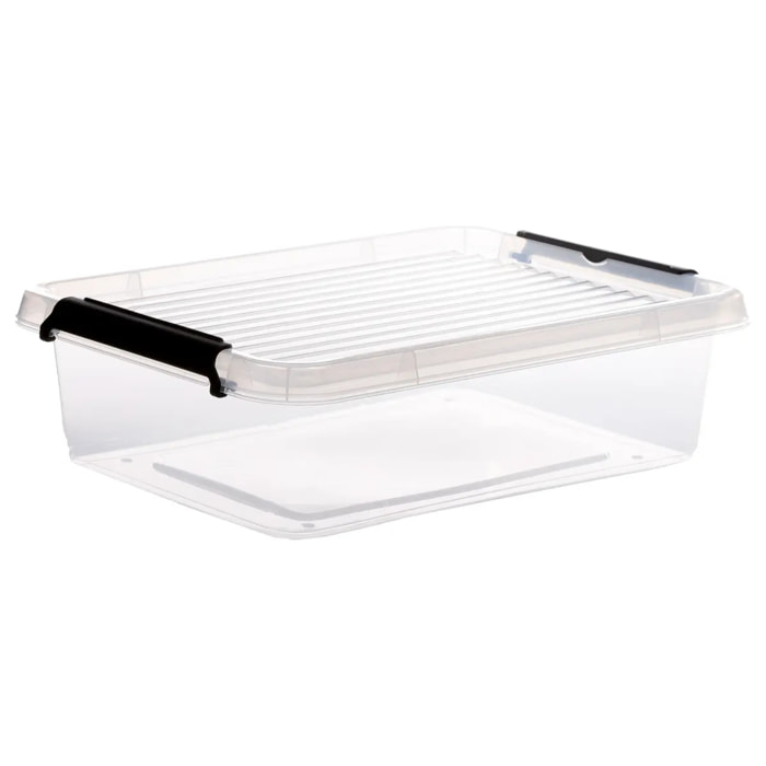 Boîte en plastique transparente 85L Clip N' Box