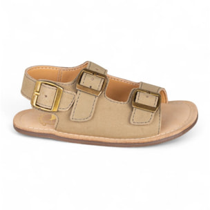 SANDALIA BAREFOOT PIEL CHETTO TIPO BIO CAQUI