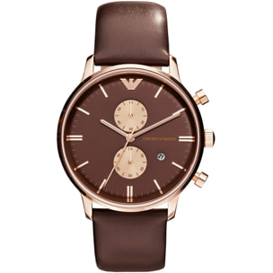 Reloj Armani AR0387 Hombre Analogico Cuarzo con Correa de Cuero