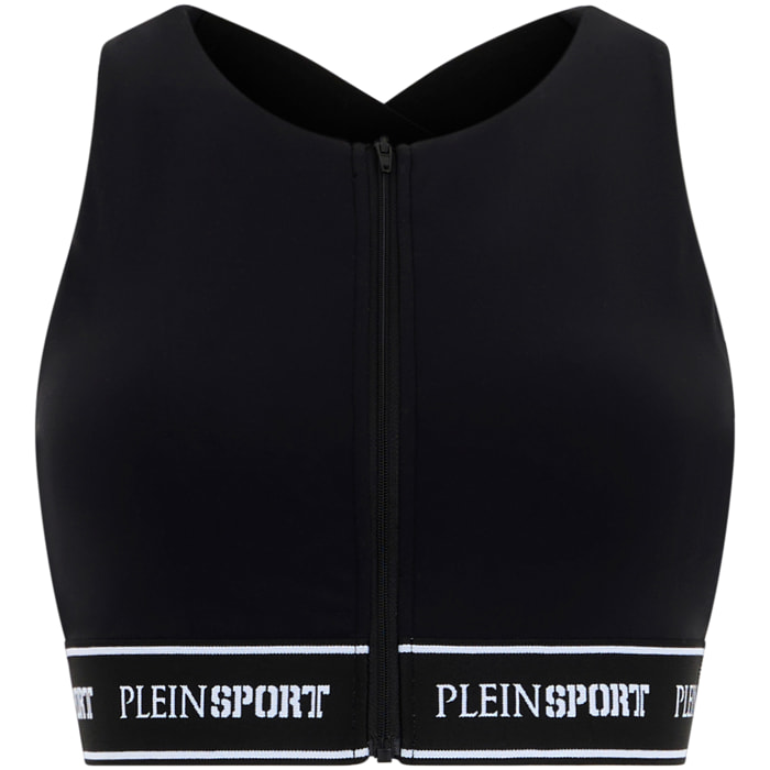 PLEIN SPORT Fleece Bra Top