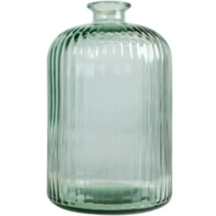 Vase Luz H23cm en verre vert