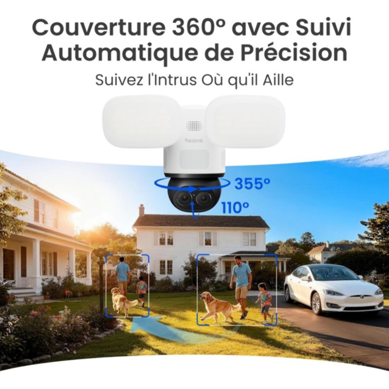 Caméra de surveillance REOLINK floodlight F850W