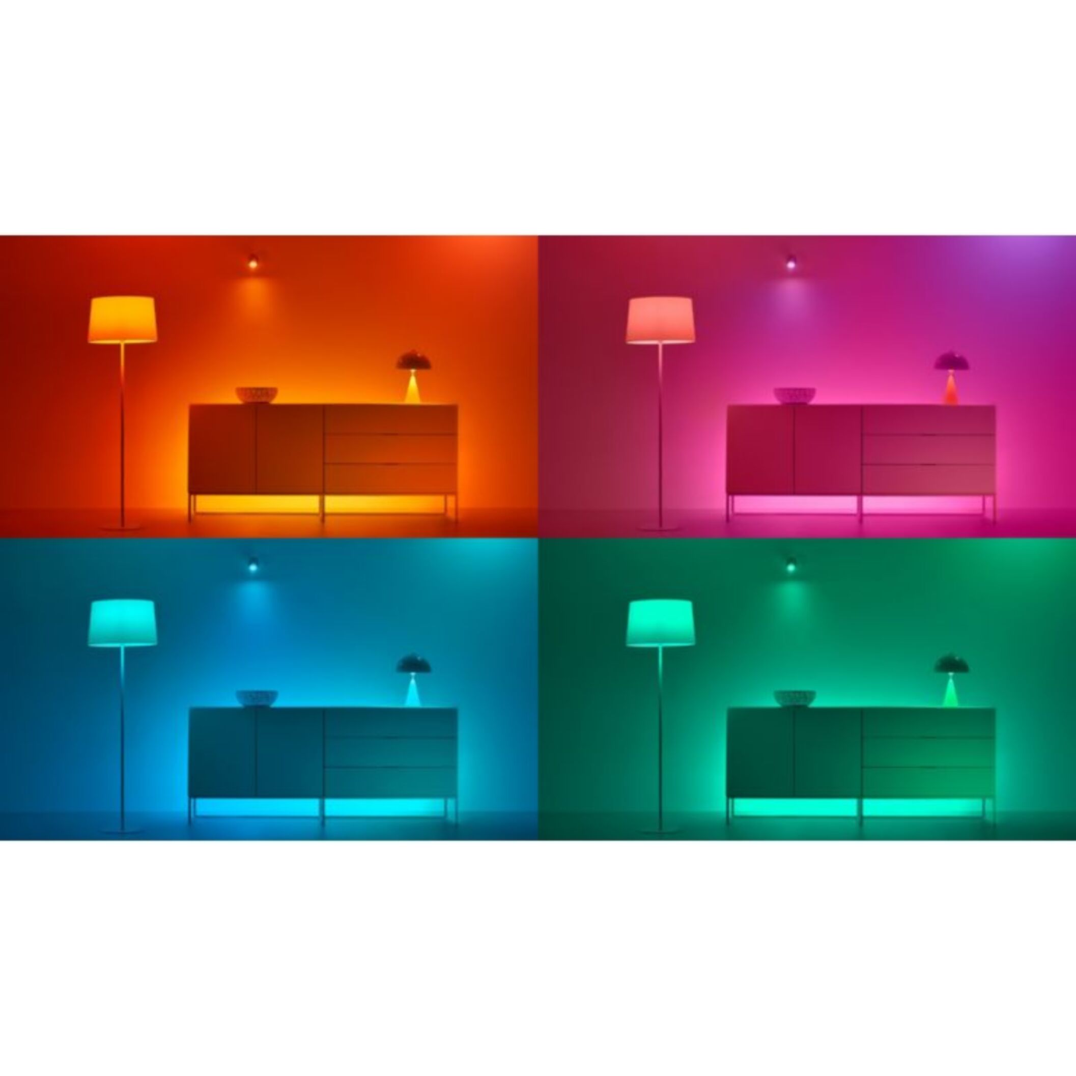 Ampoule LED connectée WIZ Couleur E27 G95 Globe 75W