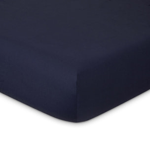 Drap housse en percale de coton 80 fils/cm², L Chic