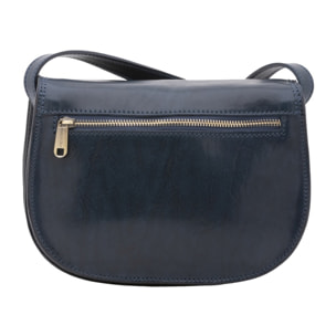 Borsa a tracolla da donna - Modello False - Vera pelle - 24.0 x 17.0 x 11.0 cm