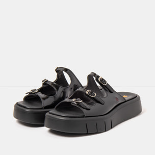 Sandalias 1847 NAPPA SHINNY BLACK/ MALAGA color Black