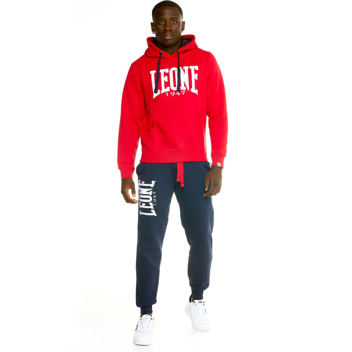 Chándal de invierno cepillado con capucha para hombre Leone Basic Vintage
