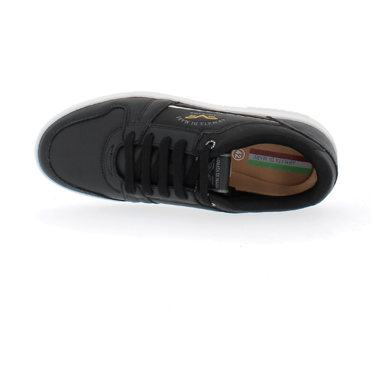 Armata di Mare Scarpe Uomo Sneakers Casual Stringate con Soletta Rimovibile in Memory Foam AMU W23D430 Black