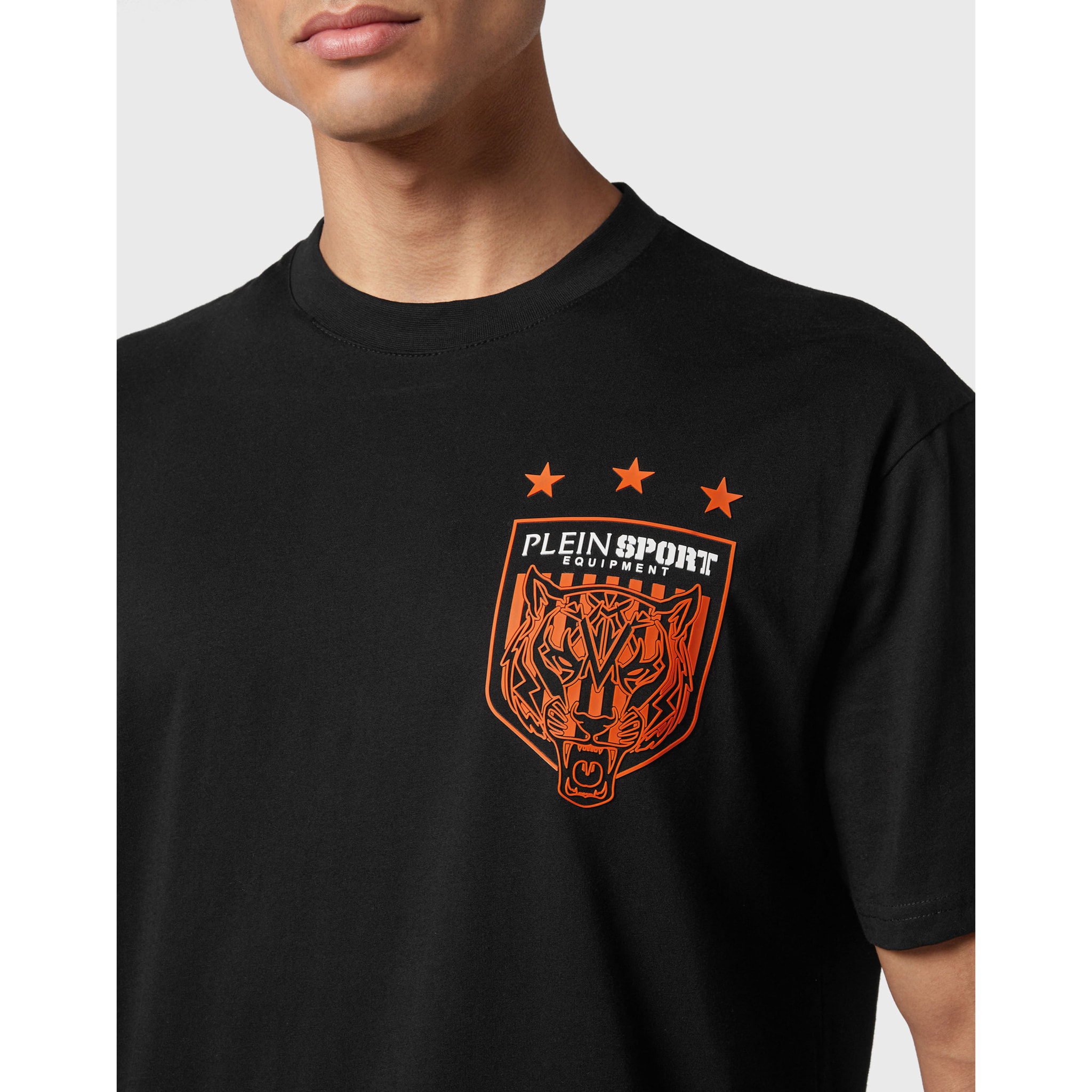 PLEIN SPORT Camiseta Cuello Redondo TIGER