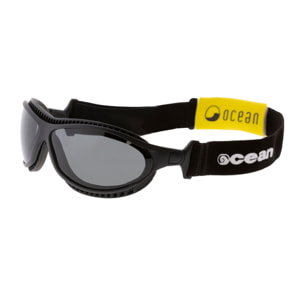Gafas de deportes acuáticos OCEAN TIERRA DE FUEGO - Negro mate / Ahumada