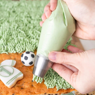 Set de 2 poches à douilles et stylo de décoration Zenker Spécial Football